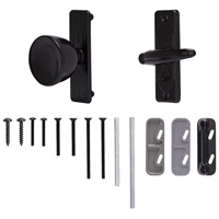 DOOR KNOB LATCH STORM BLACK