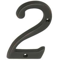 4" Bronze House Number #2