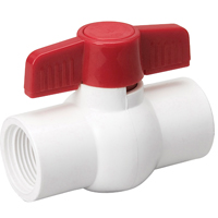 PVC BALL VALVE 1-1/4 SCH40 FPT