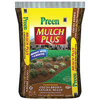 MULCH PREEN BROWN 2 CUBIC FEET