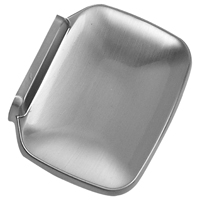 SOAP DISH BRUSHED NICKEL