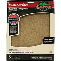 SANDPAPER AL OXIDE 9X11IN ASST