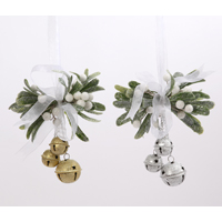 2 CT 6" MISTLETOE ORNAMENT d