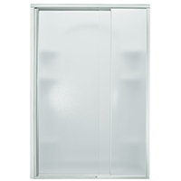 SHOWER DOOR SLVR PEBL PIVOT