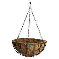  Landscapers Select GB-4337-3L Hanging Planter with Natural Coconut Liner,