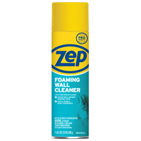 Zep Foaming Wall Cleaner, 18 oz Can, Ammonia, Opaque Off-White