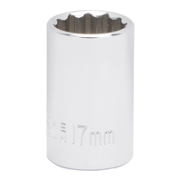 SOCKET 1/2" DRIVE 17MM 12PT