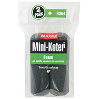 ROLLER PAINT MINI FOAM 4IN 2PK