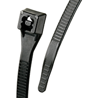 GB 46-314UVBFZ Cable Tie, Nylon, Black