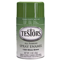 1224 SPRAY ENAMEL GREEN 3OZ