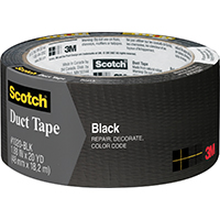 2X20YD BLK DUCT TAPE