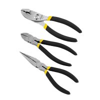 PLIER SET 3PC CHROME/NIC STEEL