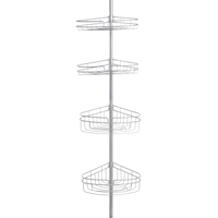 CADDY 4-TIER POLE STN NKL