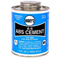 HAR-18520 16OZ A6 ABS CEMENT BLA