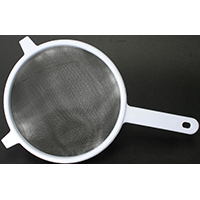 STRAINER MESH 8IN WHITE SS