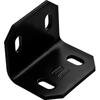 NAT-N351495 CORNER BRACE BLK STL