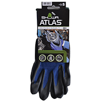 Showa 380S-06.RT Atlas 380 Nitrile Foam Grip Gloves, Small