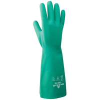 GLOVES NITR CHMRST LT GREEN SM