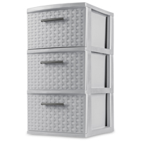 STE-26306A02 TOWER 3 DRAWER WG