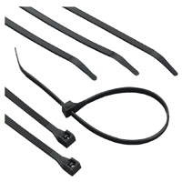 CABLE TIES UV BLACK 8"