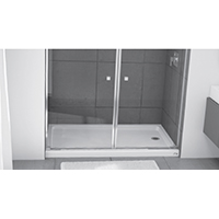 SHOWER BASE RIGHT DR 32IN WHT