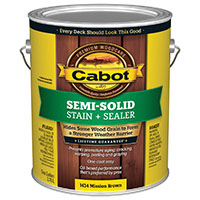 CABOT STAIN SEMISOL MISSN BRN GA