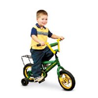 BICYCLE W/TRAING WHEELS JD 12"