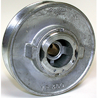 ZINC PULLEY3-1/2X1/2
