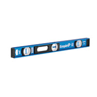 Empire e55.24 I-Beam Level, Level/Plumb Vial, 3-Vial, Aluminum