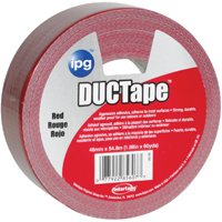 IPG 20C-R2 Duct Tape, 60 yd L, 1.88 in W, Polyethylene-Coated Cloth Backing,