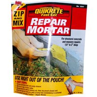 Quikrete 1241-15 Repair Mortar, Brown/Gray, Granular, 3 lb Pouch