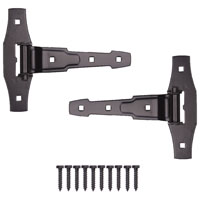 T-HINGE ORNT BLK STL 7-11/16IN