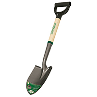 Landscapers Select 34610 Digging Shovel; Steel Blade; Wood Handle; D-Shaped