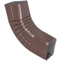 ELBOW B SIDE ALUM 2X3IN BROWN