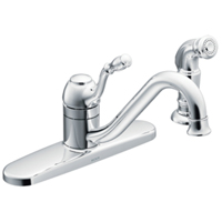 KITCHEN FAUCET SNGL SPRAY CHRM