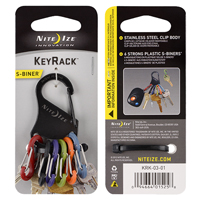 BLK SS Key Rack Clip