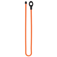 Gear Tie Loopable GLL24-31-2R6 Twist Tie, Rubber, Bright Orange