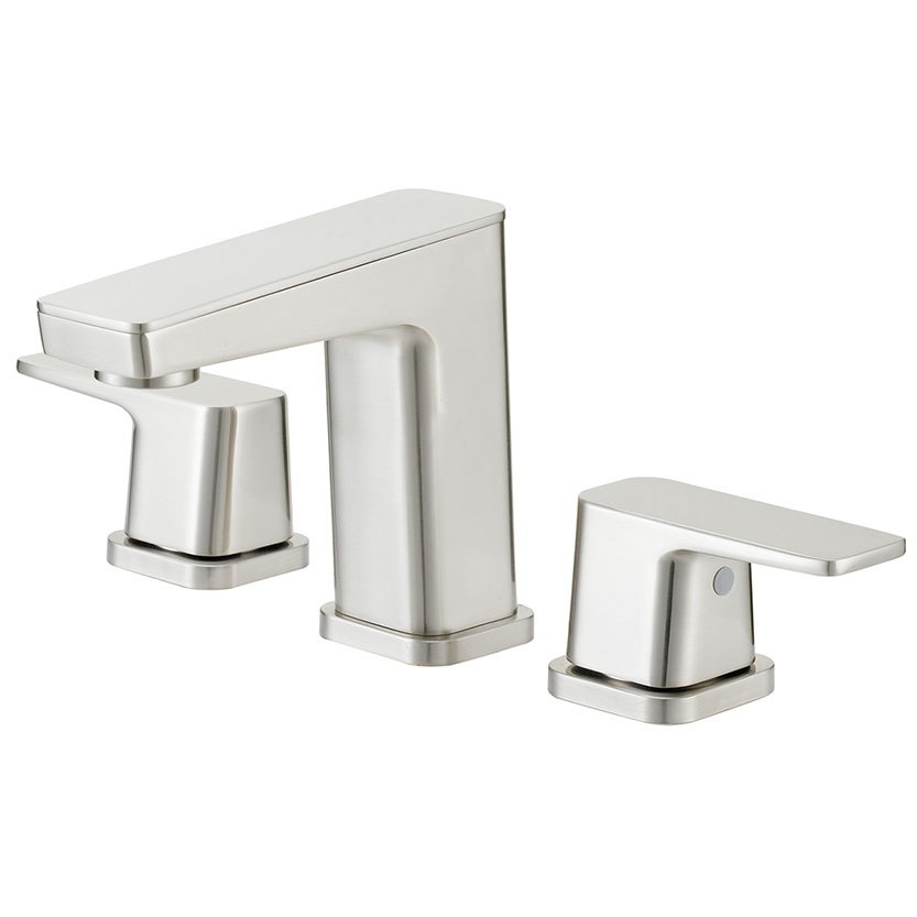 FAUCET LAV WIDESPREAD BRSH NKL