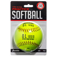 Franklin Sports OL 1000 10981 Soft Ball; 12 in Dia; Synthetic
