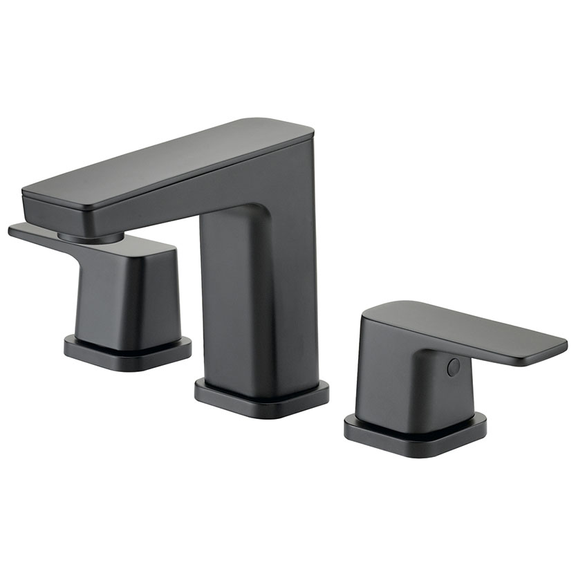 FAUCET LAV WIDESPREAD BLACK