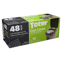 LINER TRASH CAN BLACK 32-48GAL