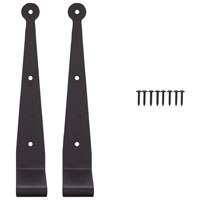 HINGE STRAP 10 BLK SS 1-1/2OS