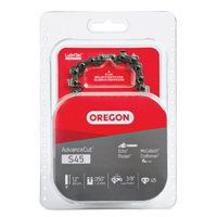 Oregon S45 Chainsaw Chain, 5/32 in File, 12 in L Bar, Stainless Steel