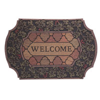 Simple Spaces T199 Door Mat; Flocking Surface Pattern; 35 in L; 23 in W