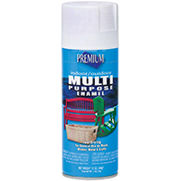 PAINT SPRAY MP FLAT WHITE 12OZ