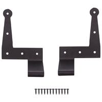 L-HINGE SS 2-1/4OS BLK