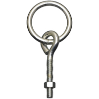 National Hardware 2061BC Series N220-624 Hitch Ring with Eye Bolt, 160 lb