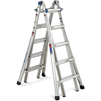 Werner Aluminum Telescoping Ladder 300lb 22'