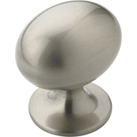 KNOB 1-3/8IN ALLISON SATNICKEL