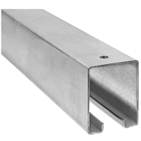 National Hardware N105-270 Box Rail, Steel, Galvanized, 1-57/64 in W,
